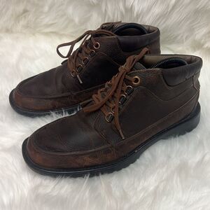 Timberland Low Top Leather Brown Chukka Boots Size 9 B68